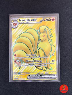 Ninetales ex 186/165 - Scarlet & Violet 151 Pokémon Card