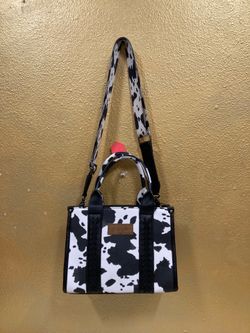 Wrangler Cow Print Tote Bag