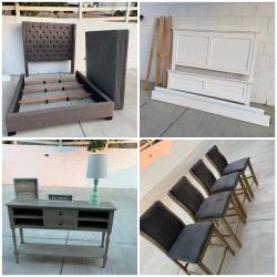Queen Beds, Set Of Chairs And Table 