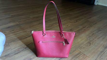 Red Coach Bag