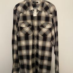 Banana Republic Men’s Polo Shirt XXL Checkered 
