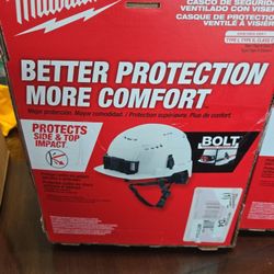 Milwaukee Front Brim Vented Safety Helmet 