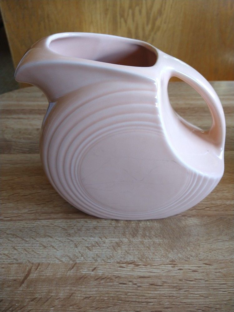 Fiestaware Retired Apricot  Large  Disk  Pitcher