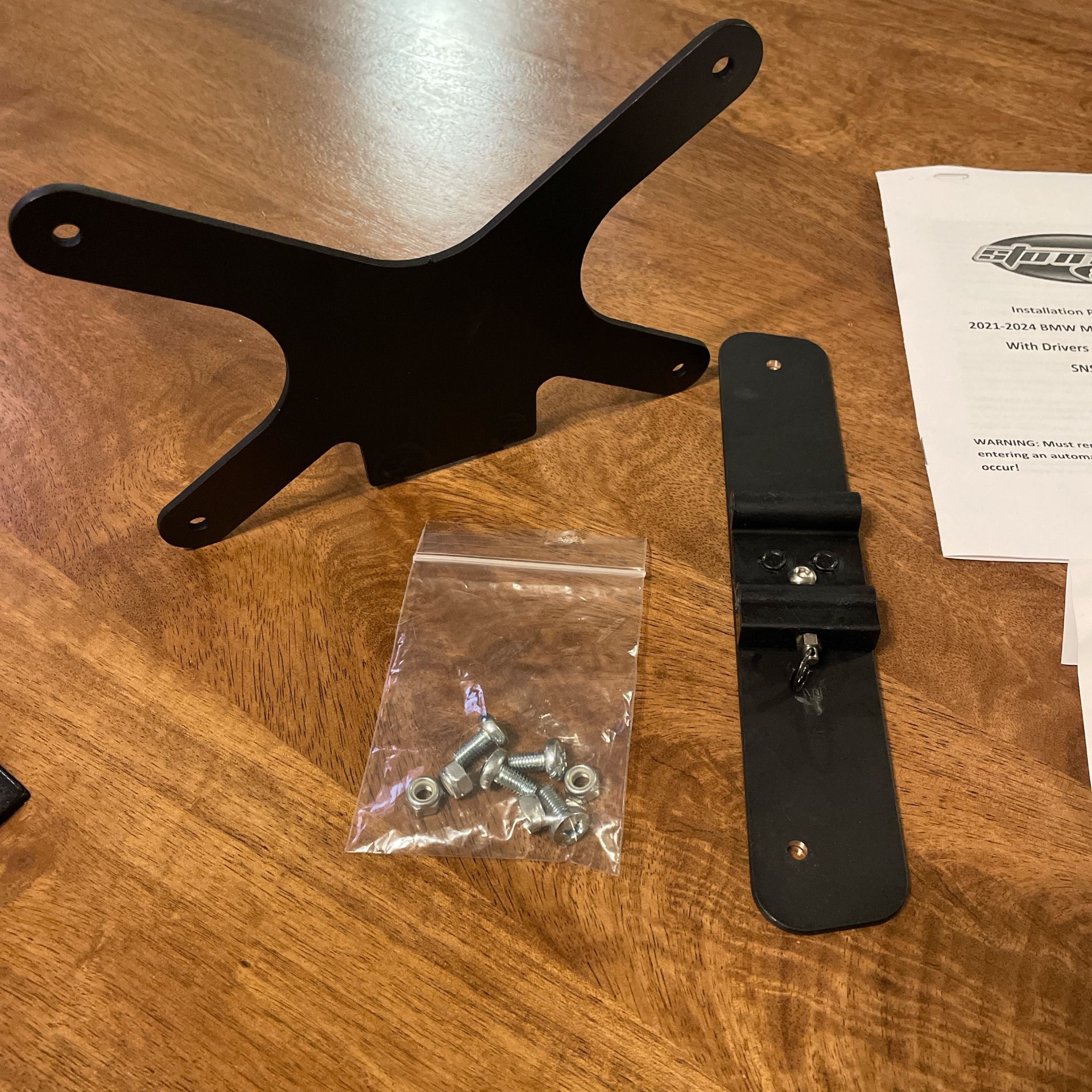 STO N SHO Front License Plate Bracket – BMW M3/M4 (2021–2024) – Model SNS288a – Excellent Condition