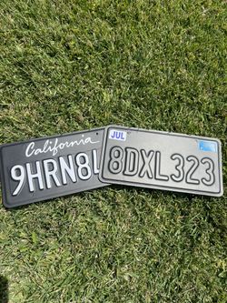 Vinyl License Plate Wraps