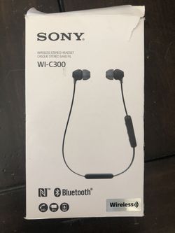 SONY WI-C300 WIRELESS BLUETOOTH HEADSET