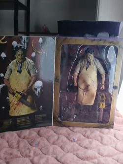 Leather face toy