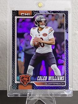 Caleb Williams Topps Chicago Bears Football Card  8/10