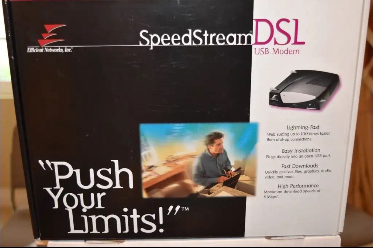**BRAND NEW** Efficient Net SpeedStream 4060 ADSL 8Mbps Modem