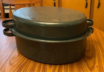 vintage Enamel Roaster