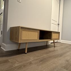 TV Stand - white oak style. Perfect Conditions