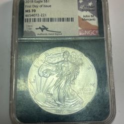 2018 S$1 Eagle NGC MS-70