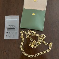 24 K Gold Plated Cuban Chain Neckless 24 Inch