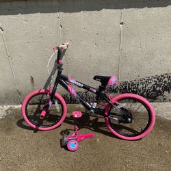 Two Girls Bikes 16” And 18”