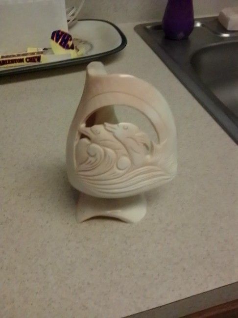 Hand Carved Shell Decor