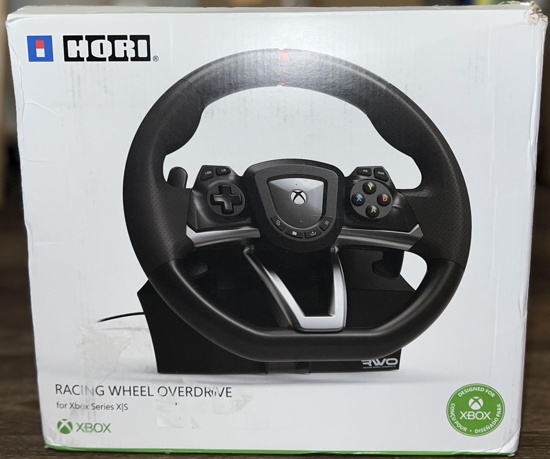 Hori Racing Wheel Overdrive Controller for Xbox Series X/S - Black (Damaged Box)