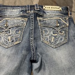 Womens Mid Rise Size 29 Rock Revival Skinny Jeans