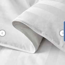 Hotel Grand luxury European white down twin comforter featuring a 500 thread count cotton shell