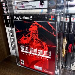 Metal Gear Solid 3 Subsistence Limited Edition 85+ NEAR MINT GRADED SEALED