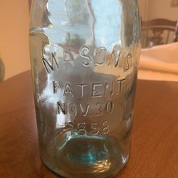 Mason’s Original 2-quart Canning Jar With Metal Cap