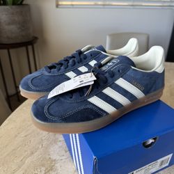 Adidas Gazelle Indoor Indigo Gum Bottom JQ8393 Men's Sz 9 US 🔥