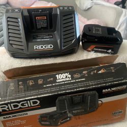 Ridgid &battery Charger $55