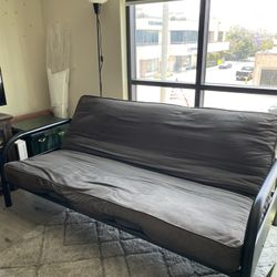 Black Foldable Futon Couch