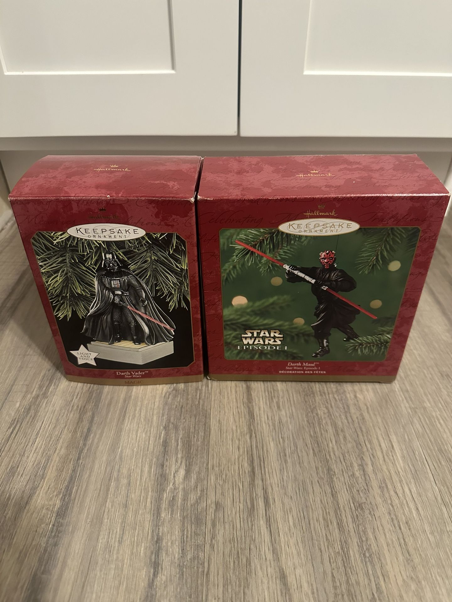 1997 Hallmark Keepsake Christmas Ornament Darth Vader Star Wars MAGIC Darth Maul Star Wars: Episode 