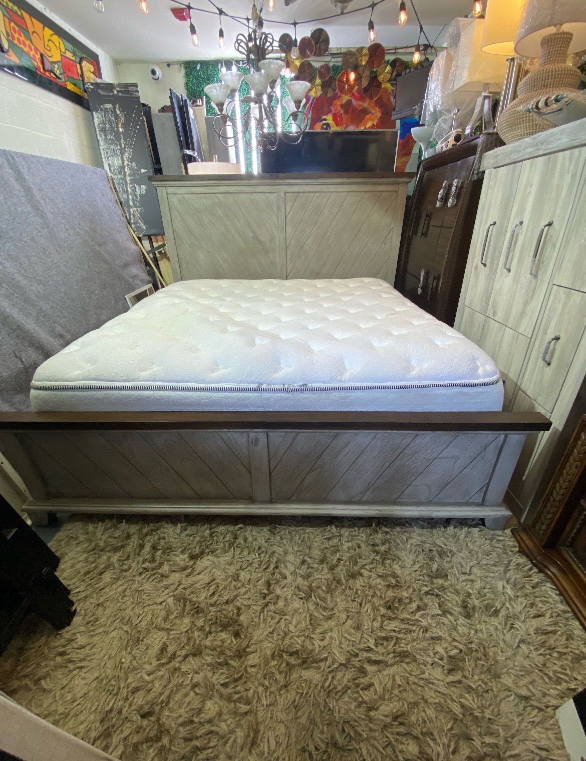King Bed Frame And Mattress