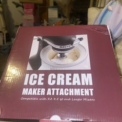 Ice cream Maker Attachment Larger Mixers 