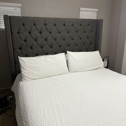 King  Upholstered Bed Frame 