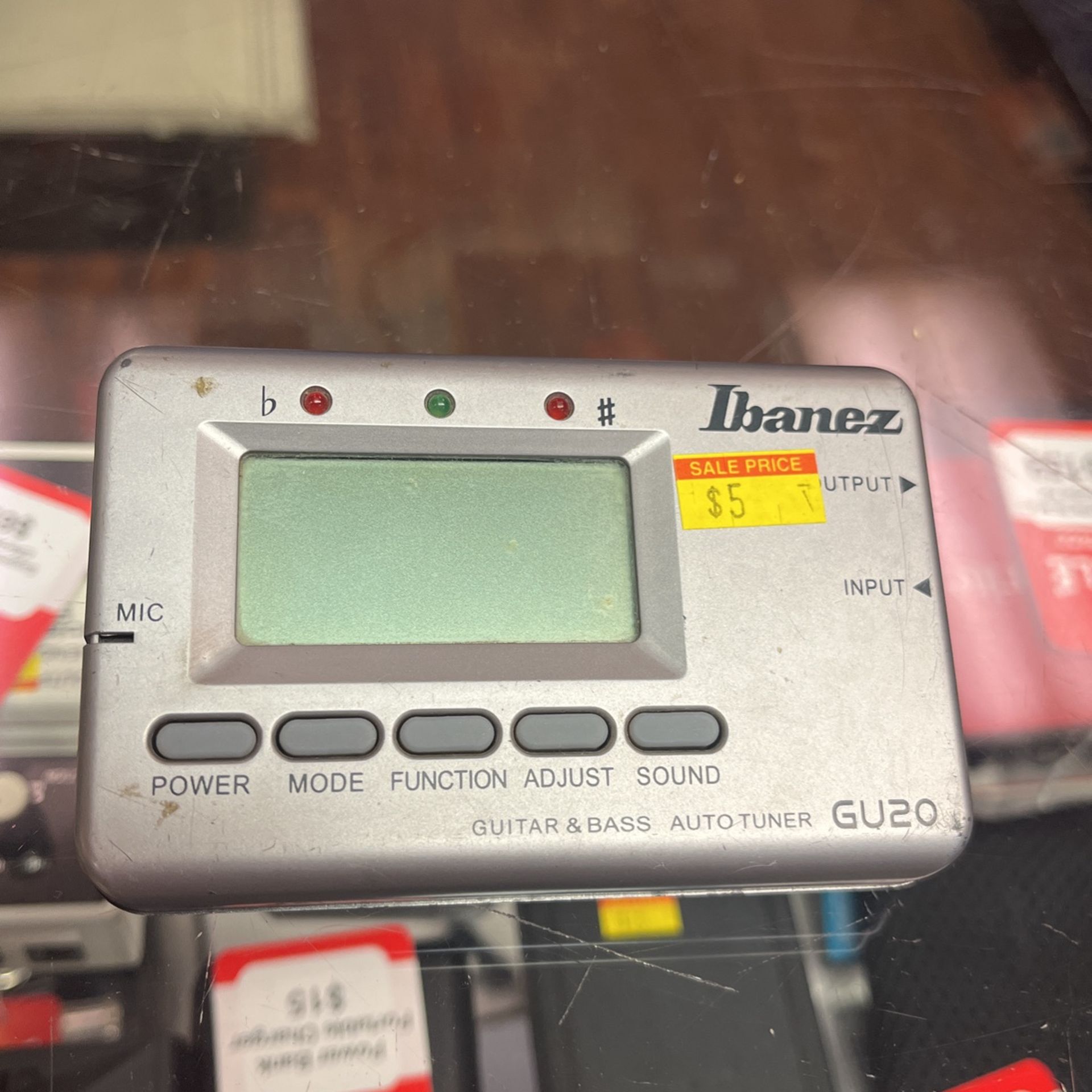 Ibanez Guitar And Bass Auto Tuner GU20