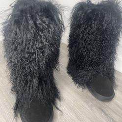 Real Fur Boots  Sizes 5-9