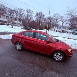 chevrolet sonic 2012,outside  red, 192000 miles, inside black