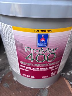 Interior Light Flat Tan Paint. 5 Gallons.