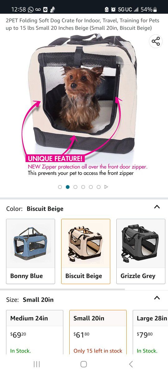 Dog Crate Foldable