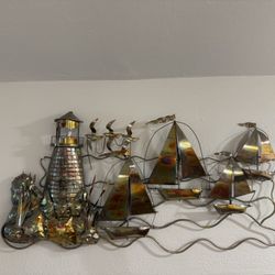 Metal Lighthouse Artwork