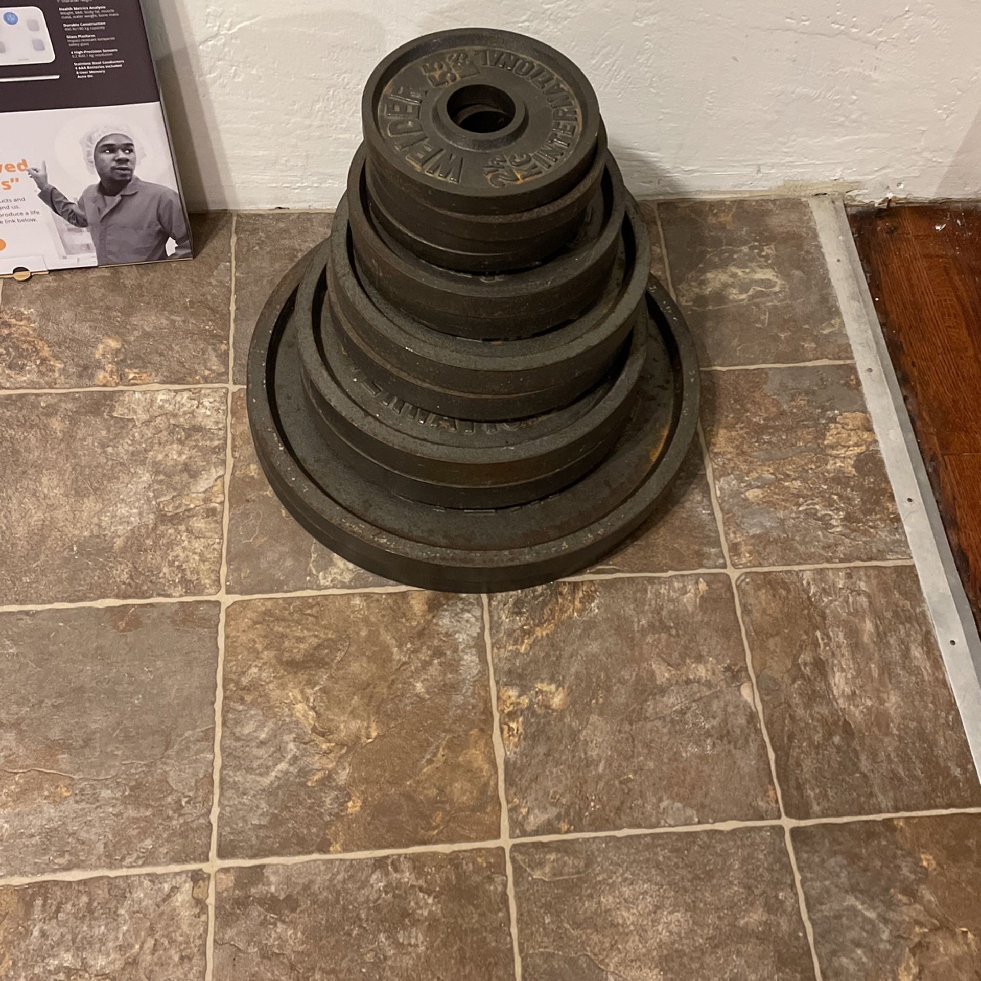 Over 200 Pounds Of Total Weights  Workout Equipment In Kilograms And Pounds