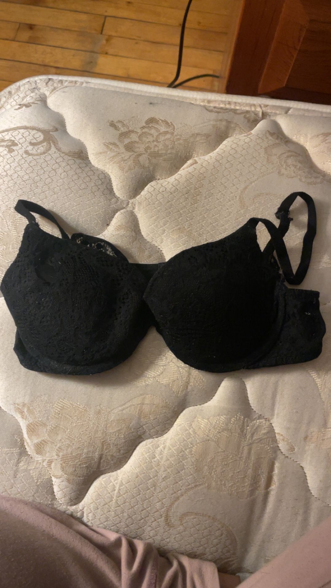 Black Lace Bra
