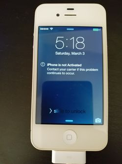 Apple Iphone A1349 White 8gb