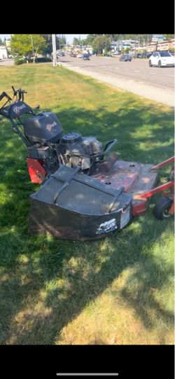 Standup lawnmower