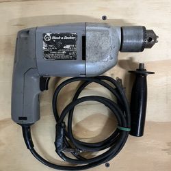 Drill - 1/2 inch Variable Speed - Black and Decker with case