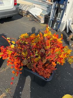 Fall Harvest Faux Florals 35” each, 7 dls each