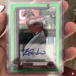 Bryce Teodosio - Rookie Angels Auto /99