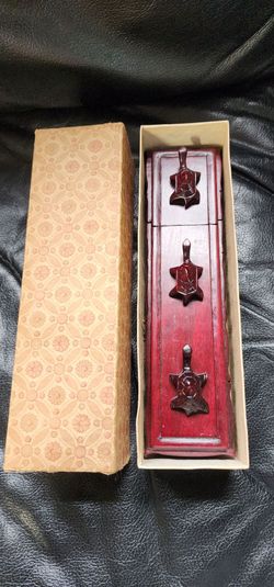 Wooden chopsticks with wooden case
