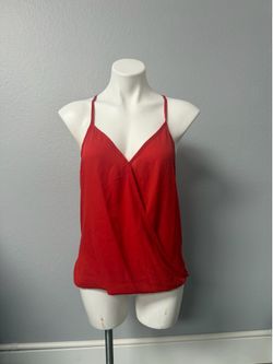 Lily White Red Wrap Tank - Medium