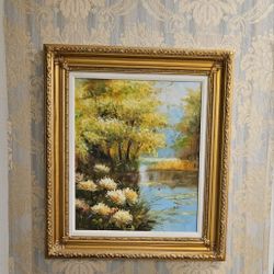 Beautiful Antique Framed Painting 