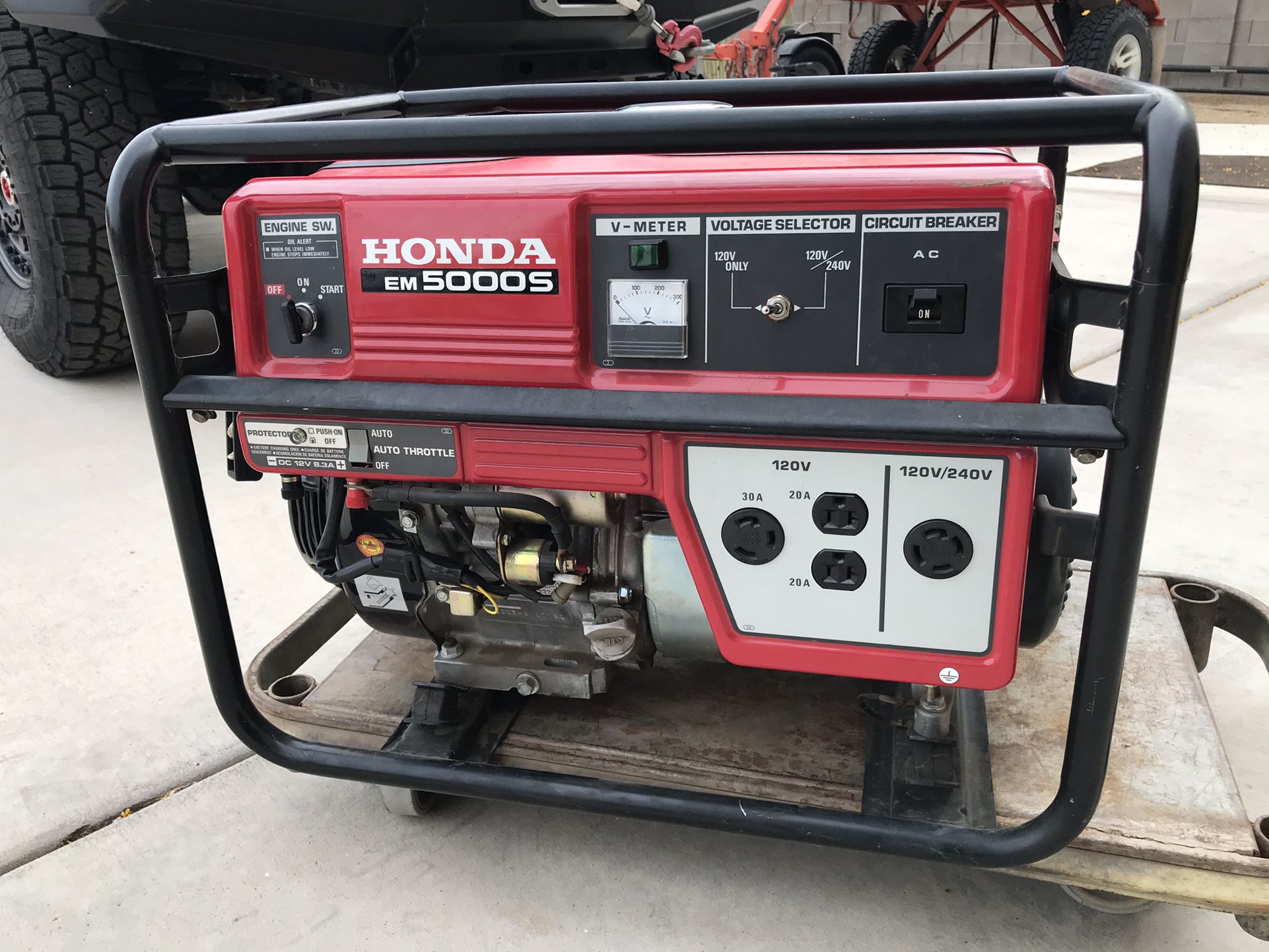 Honda EM 5000 S electric start generator