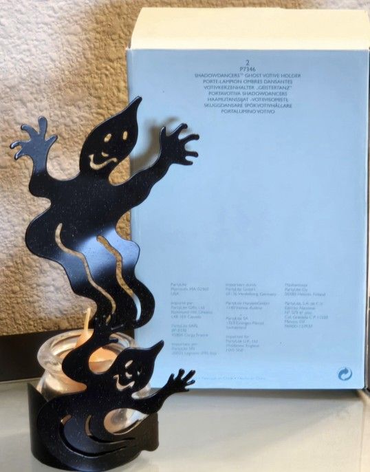 PartyLite New Shadowdancers Ghost Votive Holder $15