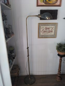 Vintage Brass Floor Lamp